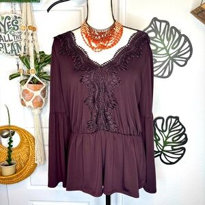 Maurices Purple Blouse Top